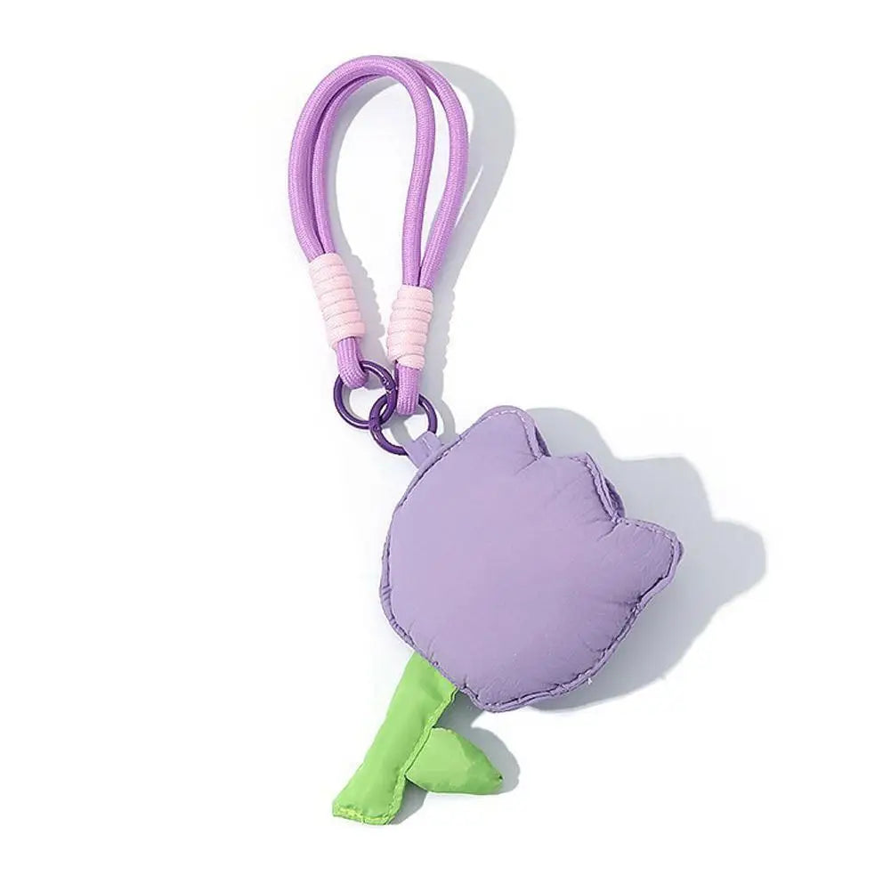 Kawaii Tulip Flower Coin Purse – Mini Makeup & Lipstick Pouch