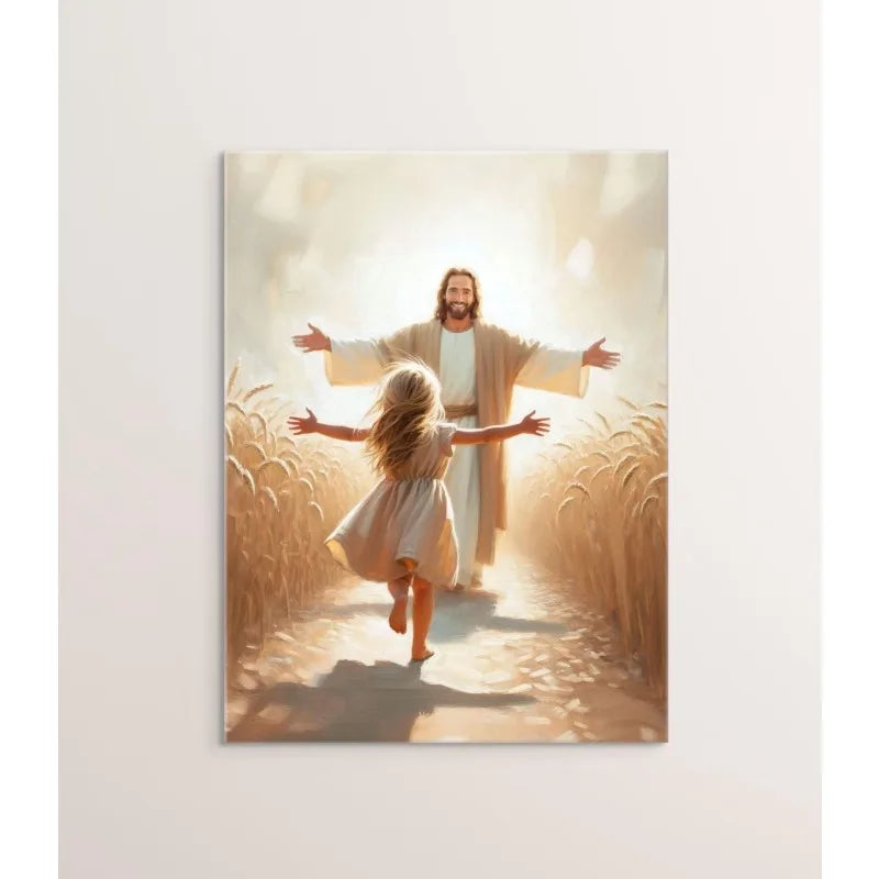 (1pc frameless)Modern Christian Believer Poster Jesus Praying Shepherd Bible Verse Easter Canvas Painting Wall Art for Kids R Peaceful Pleasures Health and Wellness WO2090-11 40x60cm Unframed