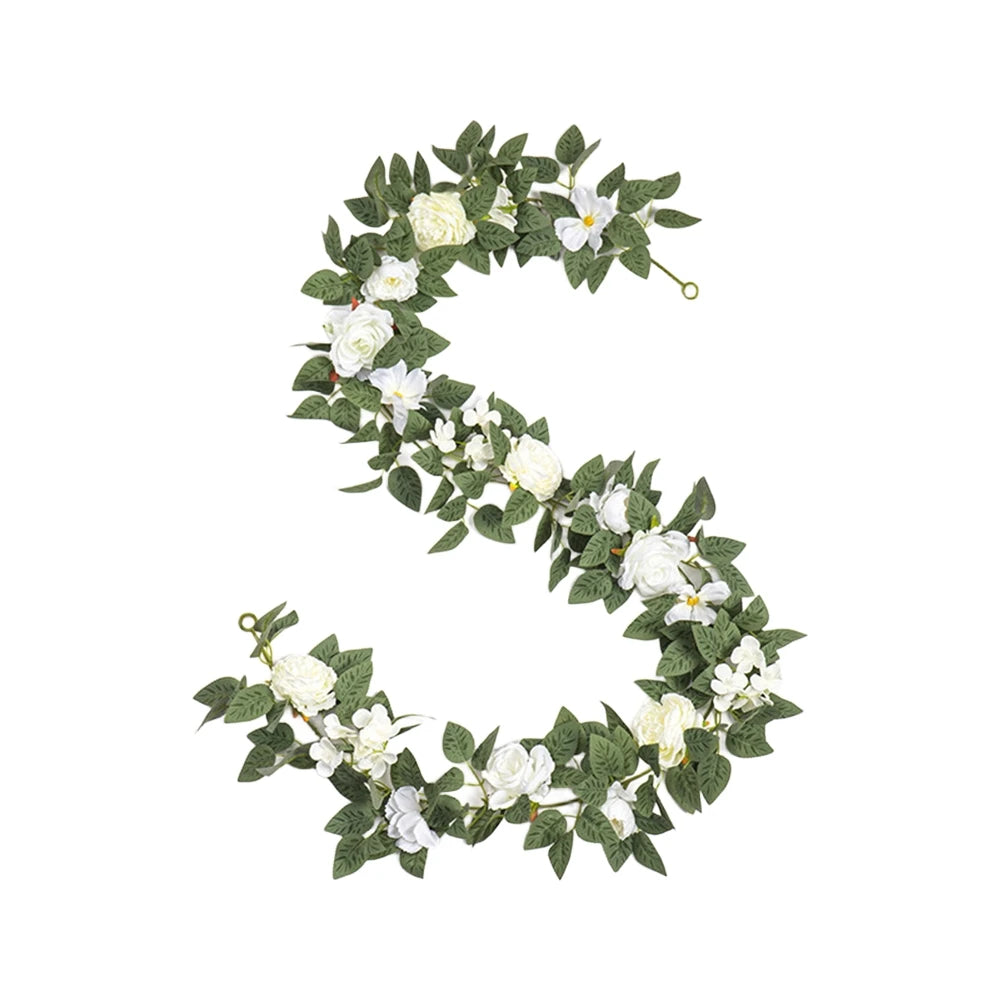 Artificial Flower Vine Archway Wedding Outdoor Decor Rose Vines Green