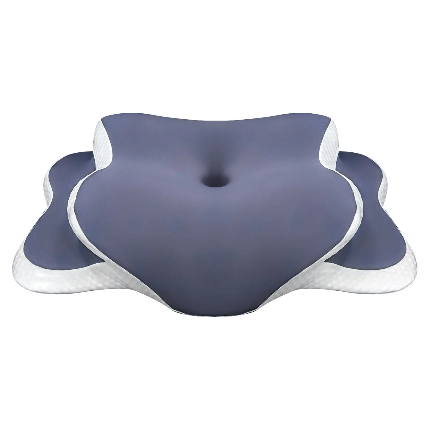 Cervical Pillow Memory Foam Pillow Neck Pain Relief Contour Ergonomic Orthopedic Neck Support for Side Back Stomach Sleeper Peaceful Pleasures Health and Wellness PURPLE