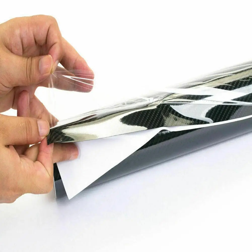 30cmX152cm/12" x 60" 7D Carbon Fiber Sticker Glossy Car Wrap Sheet Roll Film Stickers Decals Accessories Peaceful Pleasures Health and Wellness