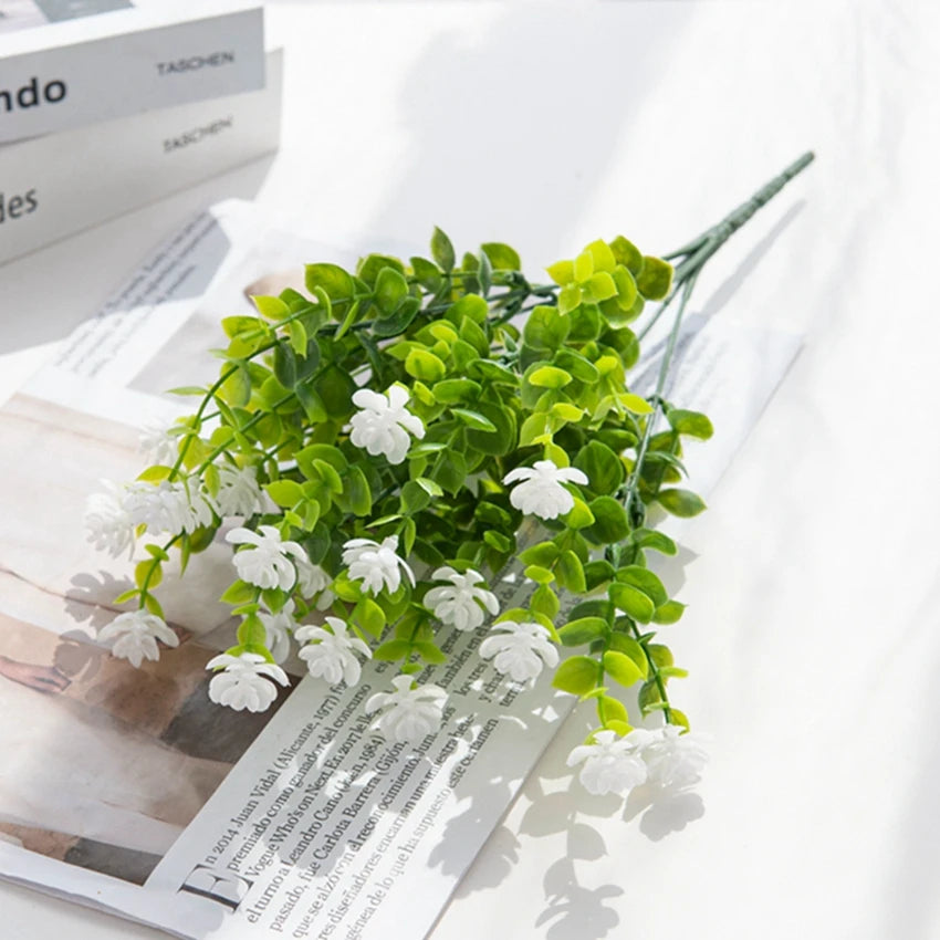 Artificial Eucalyptus Stem – Fake Flower for Wedding & Home Décor