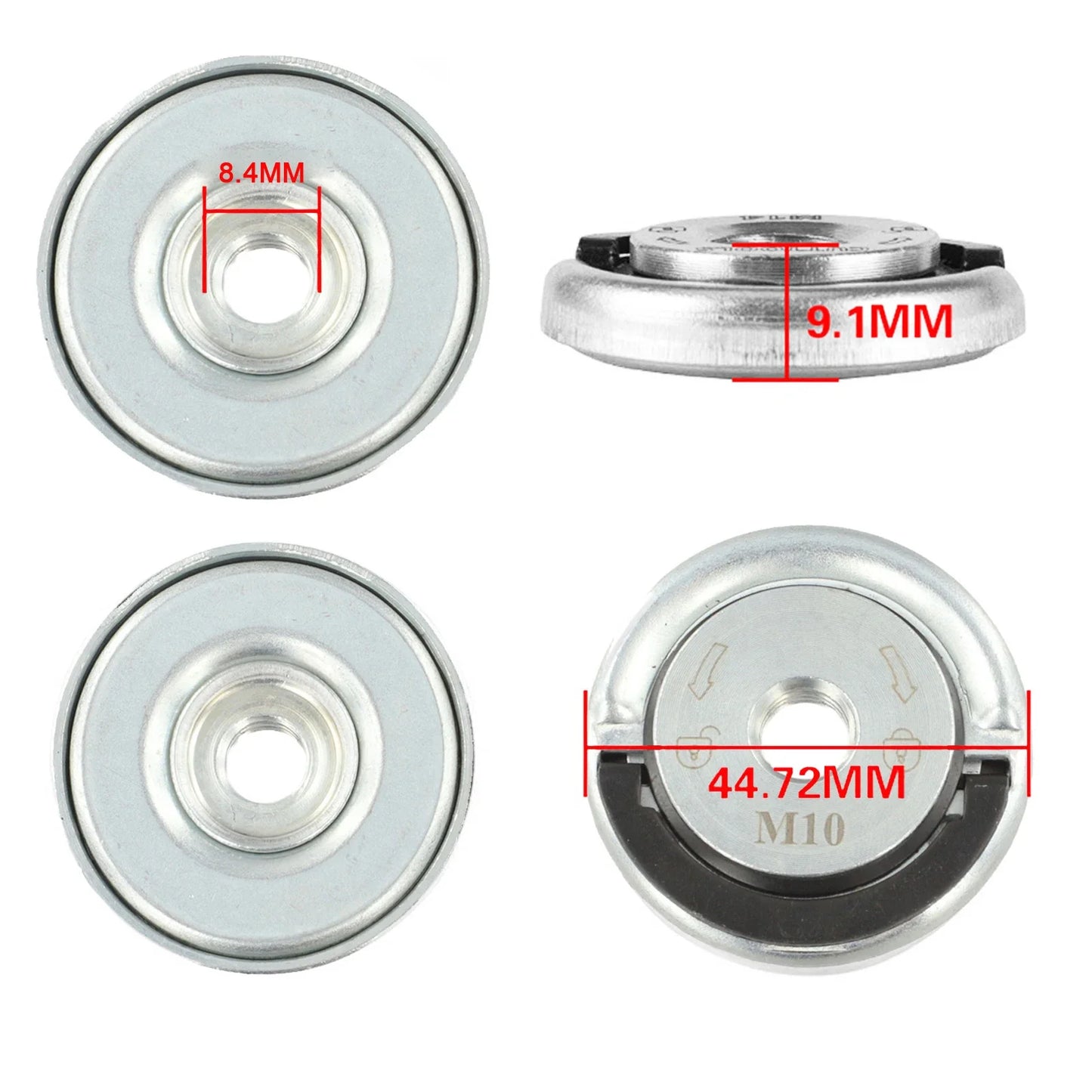 M10 Self-Locking Angle Grinder Flange Nut Pressing Plate