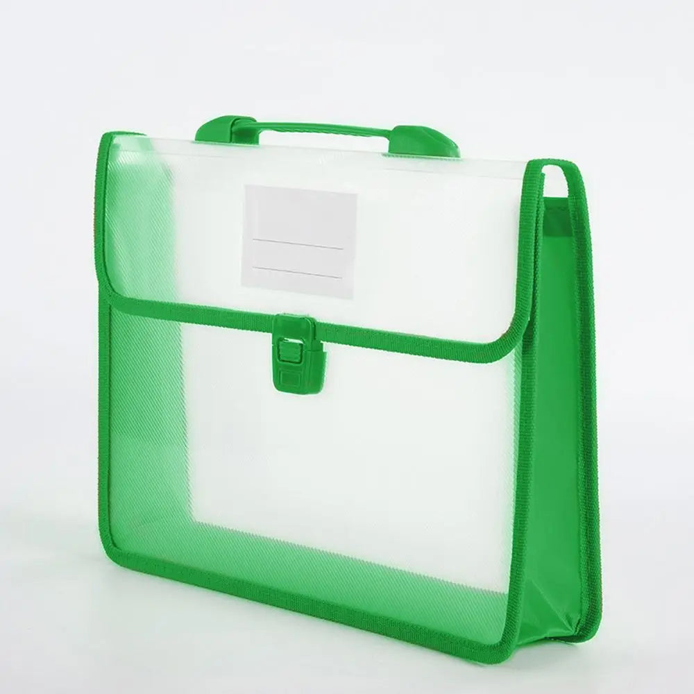 Folders Accordion File Pouch School Home Organization Office Supplies Document Bag File Wallet File Folder File Storage Bag Peaceful Pleasures Health and Wellness green