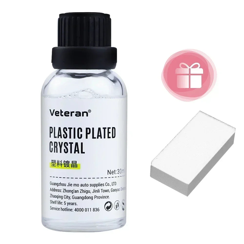 Car Plating Refurbishing Agent Plastic Refurbisher Dashboard Reducer Car Revitalizing Agent Coating for Car Door Panels Door Peaceful Pleasures Health and Wellness