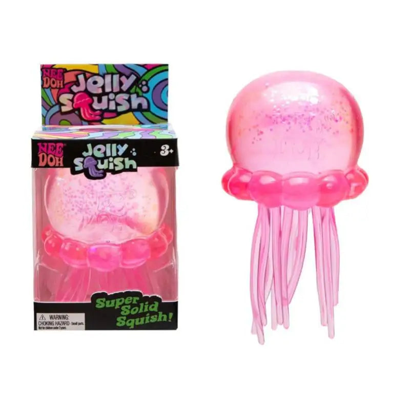 Needoh Fuzz Ball Jellyfish Squishy Blind Box Random Soft Stress