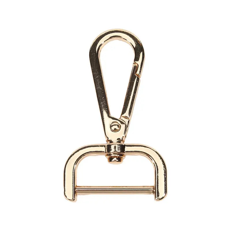 Bag Buckle Accessories Hardware Lock Buckle Metal Buckles Thickened Bag Strap Hanging Buckle Backpack Accessories Buckle Peaceful Pleasures Health and Wellness Light Gold 2.5cm