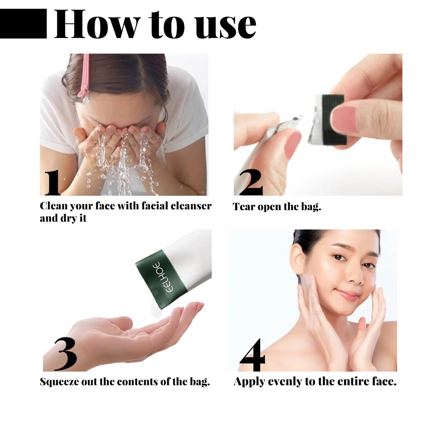 EELHOE Firming Sleeping Mask for Skin Renewal Peaceful Pleasures Health and Wellness