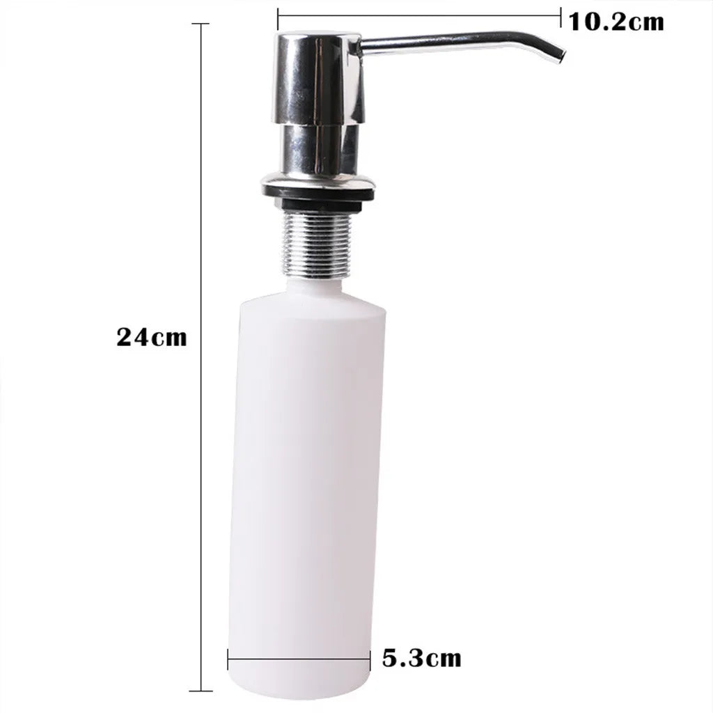 Built-In Countertop Soap & Lotion Dispenser – 300ml