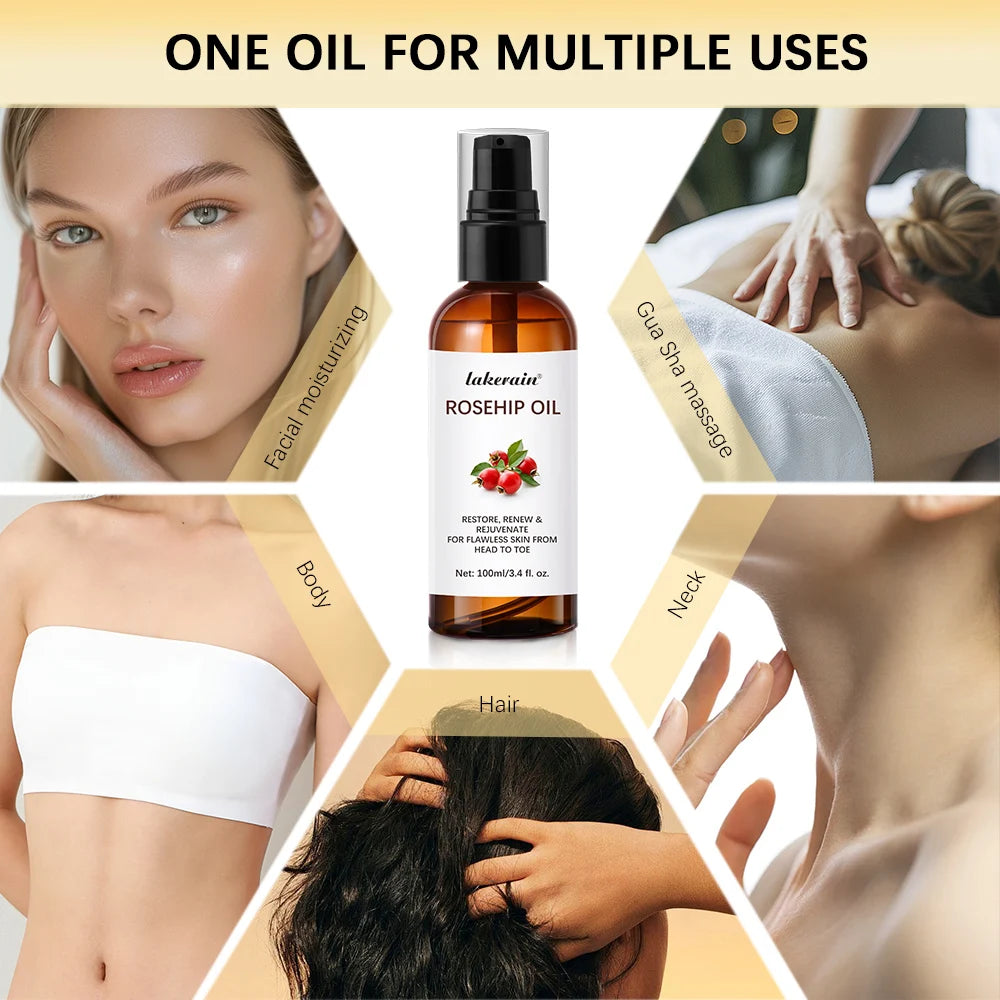 Organic Rosehip Oil 30ml – Anti-Aging Scar & Face Moisturizer Rosehip Face Oil Peaceful Pleasures Health and Wellness