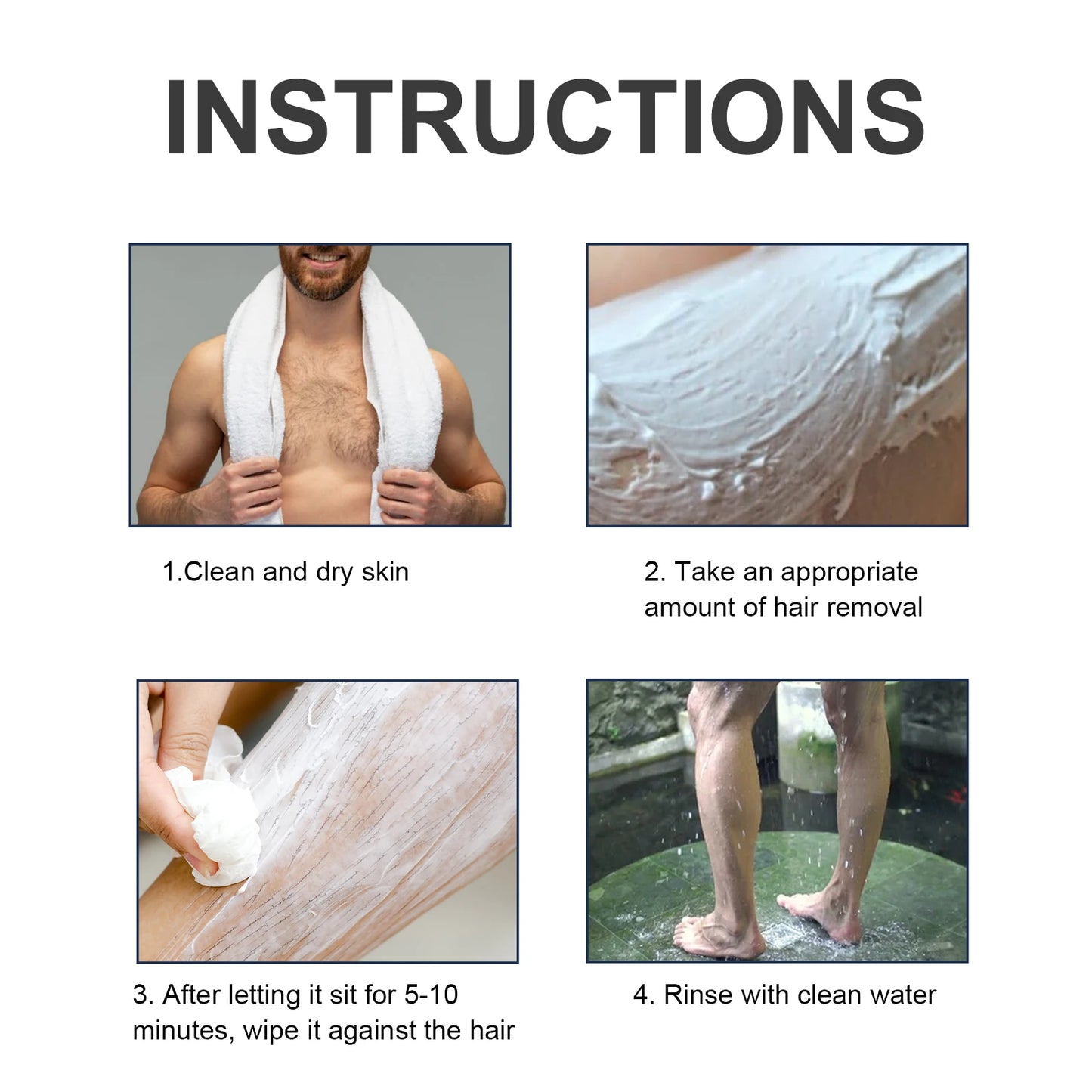 East Moon Painless Hair Removal Cream – Whole Body Depilatory