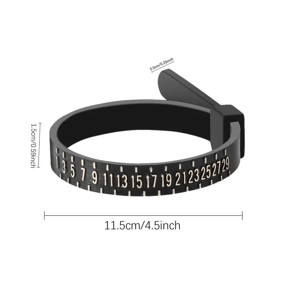Ring Sizer Belt – UK US EU HK JP Finger Size Gauge Tool Jewelry Sizing Tool Peaceful Pleasures Health and Wellness Random color day