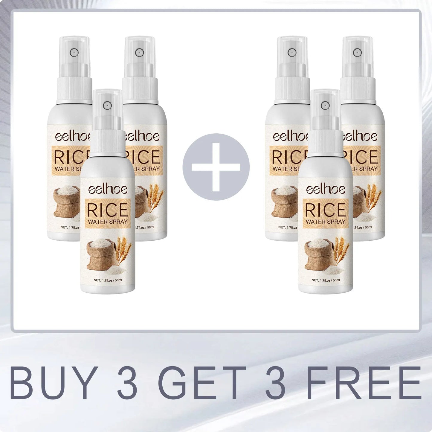 EELHOE Rice Water Hair Growth Spray – Repair & Nourish 50ml