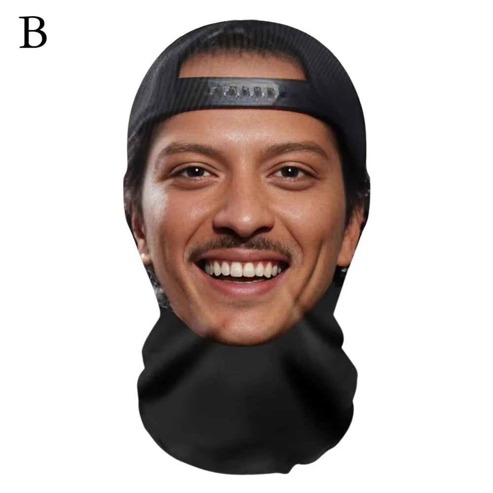 3D Printed Full Face Mesh Mask – Cosplay & Party Prop