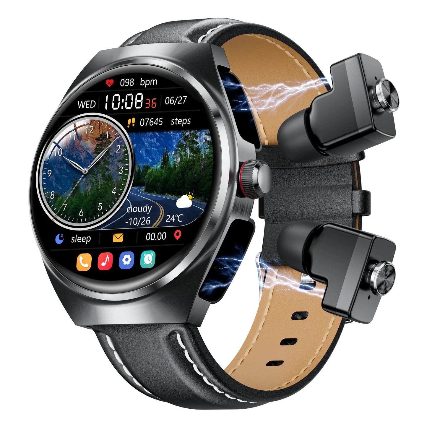 MINGCC GT95 2-in-1 Smartwatch & TWS Earbuds – NFC & Fitness