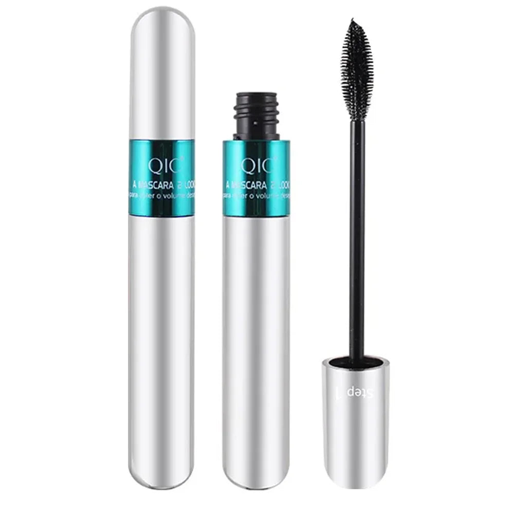 QIC 4D Silk Fiber Waterproof Mascara – Volume & Length