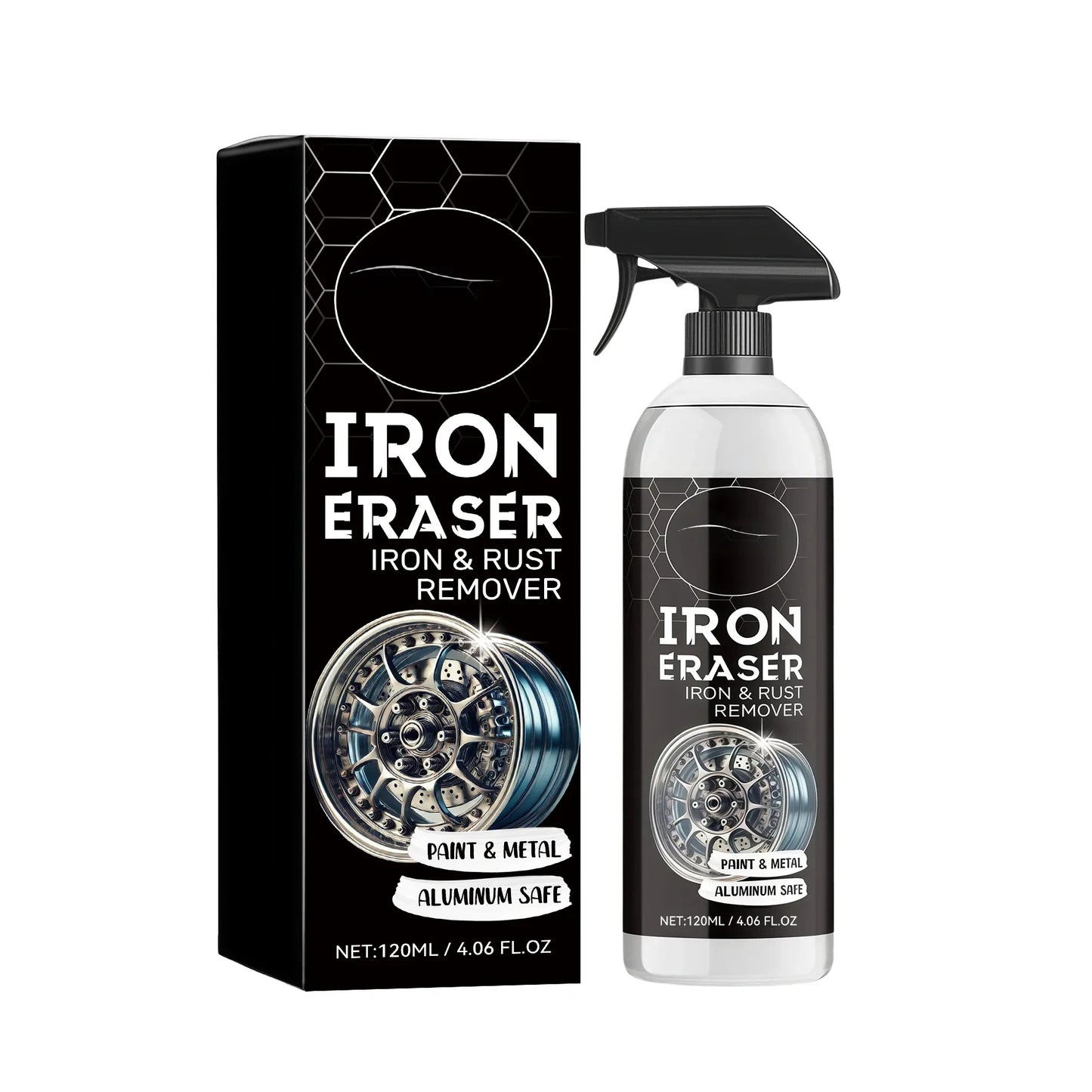 Iron & Rust Remover Spray – Car Wheels, Paint & Tires 120ml