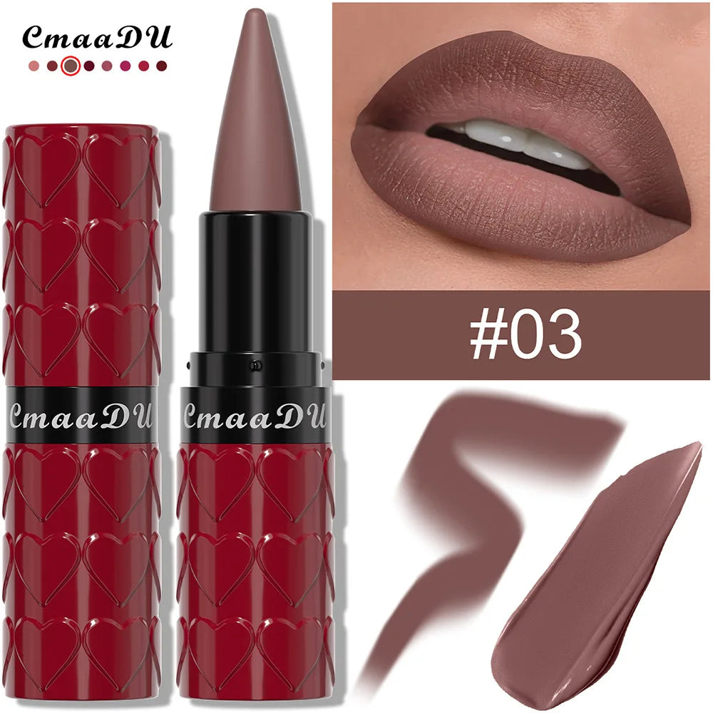 CmaaDU Velvet Matte Lipstick Pencil – Waterproof Lip Liner