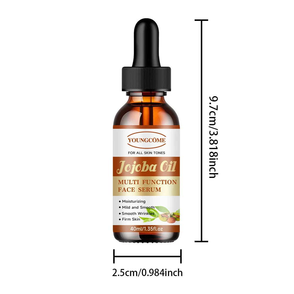 Vitamin E Jojoba Oil Essential Oil Brightens and tightens the skin, moisturizes the skin, and reduces dullness 4In1 Skin Care Peaceful Pleasures Health and Wellness 40ML