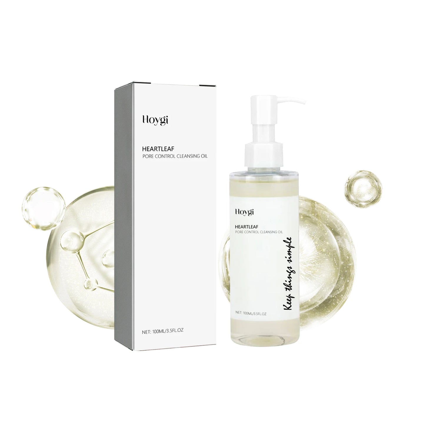Pore Control Makeup Removal Cleansing Oil Gentle Makeup Removal Caring Skin Moisturizing Brightening Deep Cleansing Pore Skin Peaceful Pleasures Health and Wellness 1Pcs 100ml