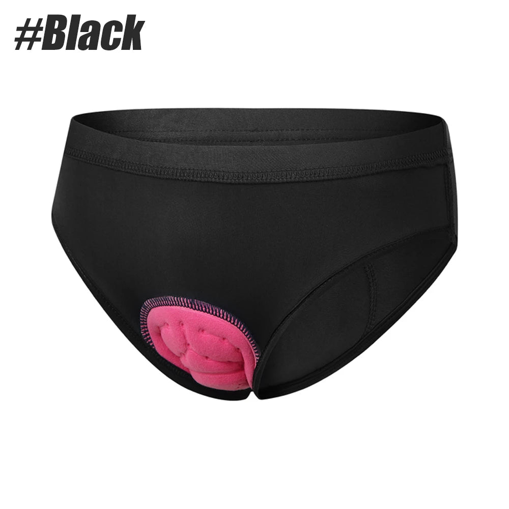WEFITON 1PCS Women's 4D Gel Padded Cycling Underwear – Breathable, Anti-Chafing Bike Shorts for Mountain & Road Biking Peaceful Pleasures Health and Wellness Black-1PCS XL