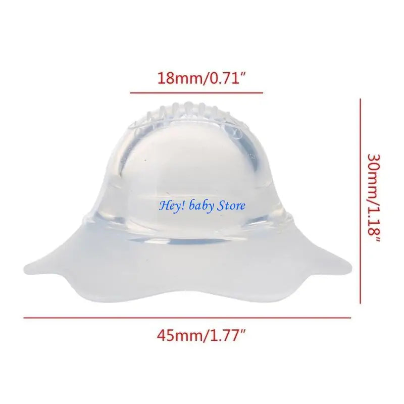 Nano Silver Silicone Nipple Correctors – Petal Shape 2 Pcs