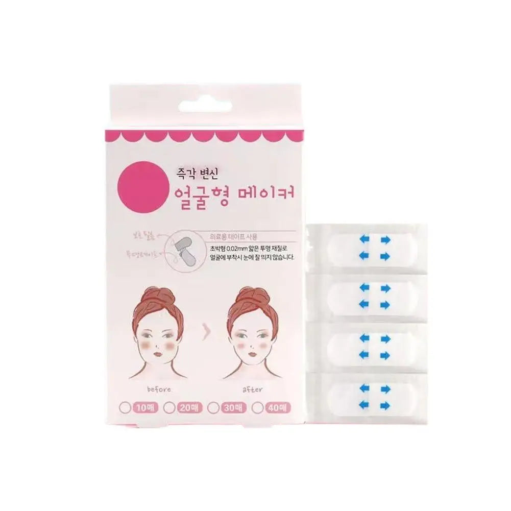 Face Lifting Shaping Sticker Invisible Seamless Firming Transparent Patch Women Waterproof Makeup V-face Patch Face Care Tools Peaceful Pleasures Health and Wellness 1bag