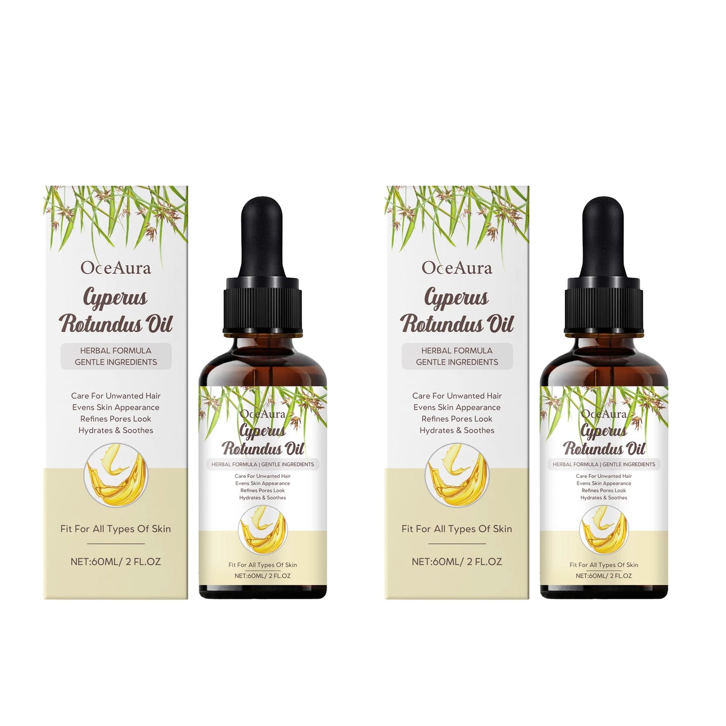 Hair Removal Essential Oil Armpit Legs Arms Body Hair Growth Inhibitor Painless Depilatory Hydrating Repair Smoothing Skin Care Peaceful Pleasures Health and Wellness 120ml boxed