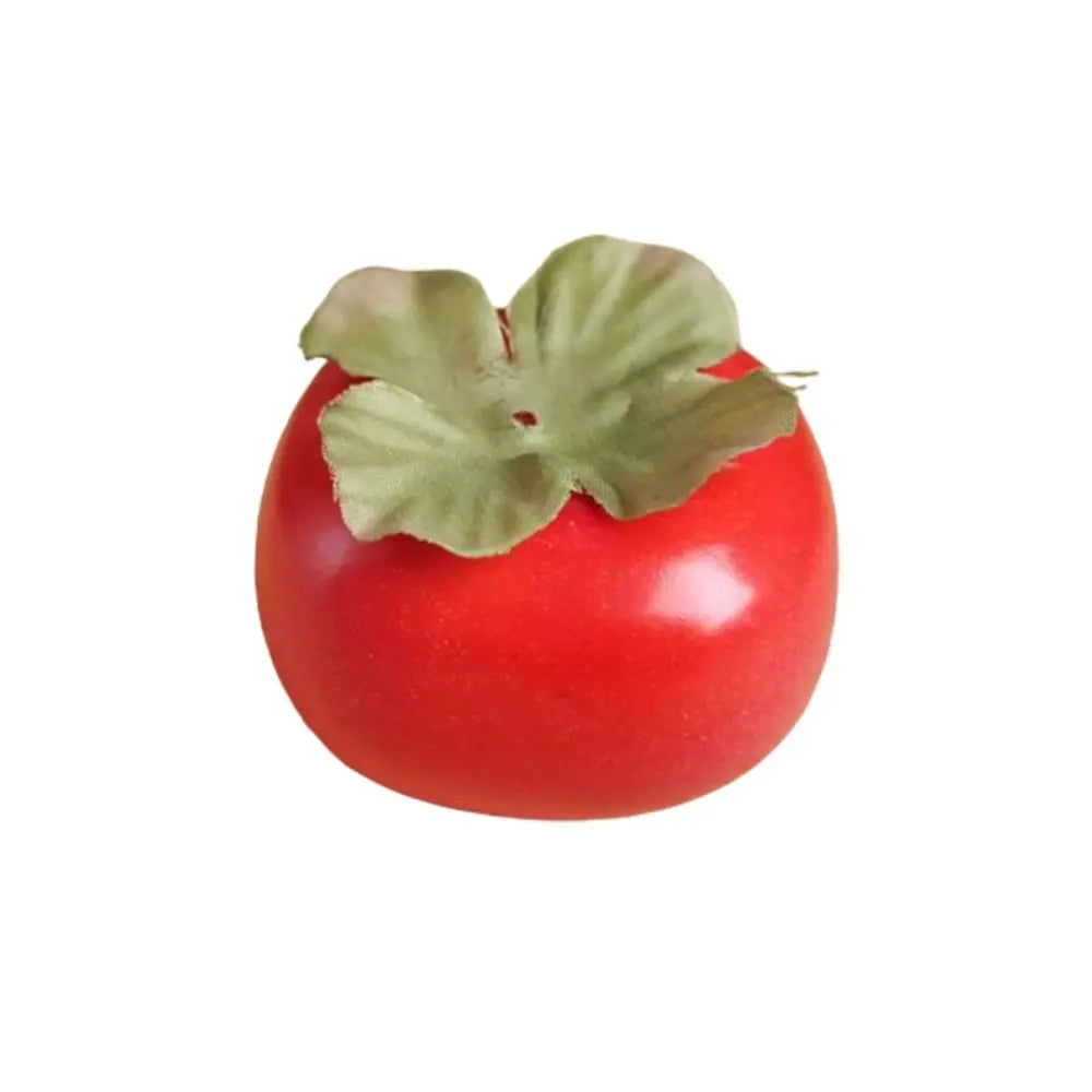 Mini Artificial Foam Persimmon – Realistic Fake Fruit Decor