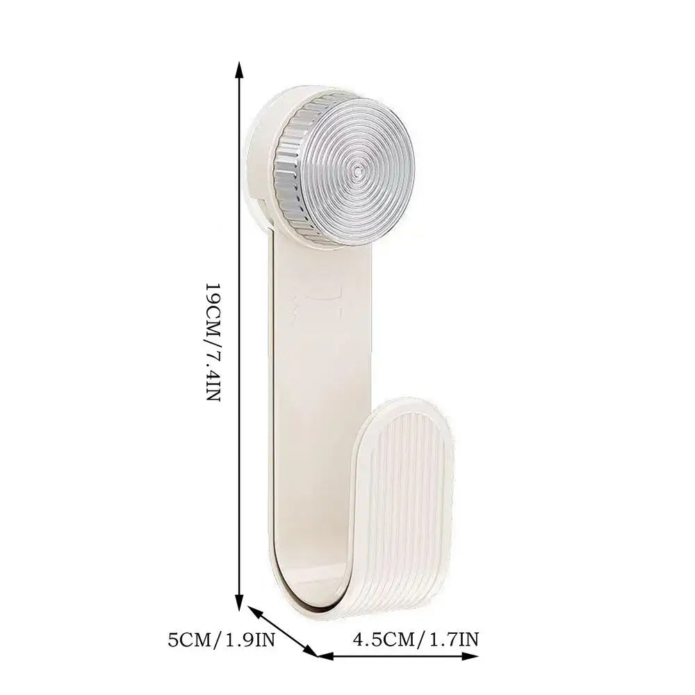 Suction Cup Pot Lid Rack Wall Mounted Rotating Pot Lid Bracket Adjustable Household Organizer For Kitchen Supplies Space Saving Peaceful Pleasures Health and Wellness WHITE China Mainland