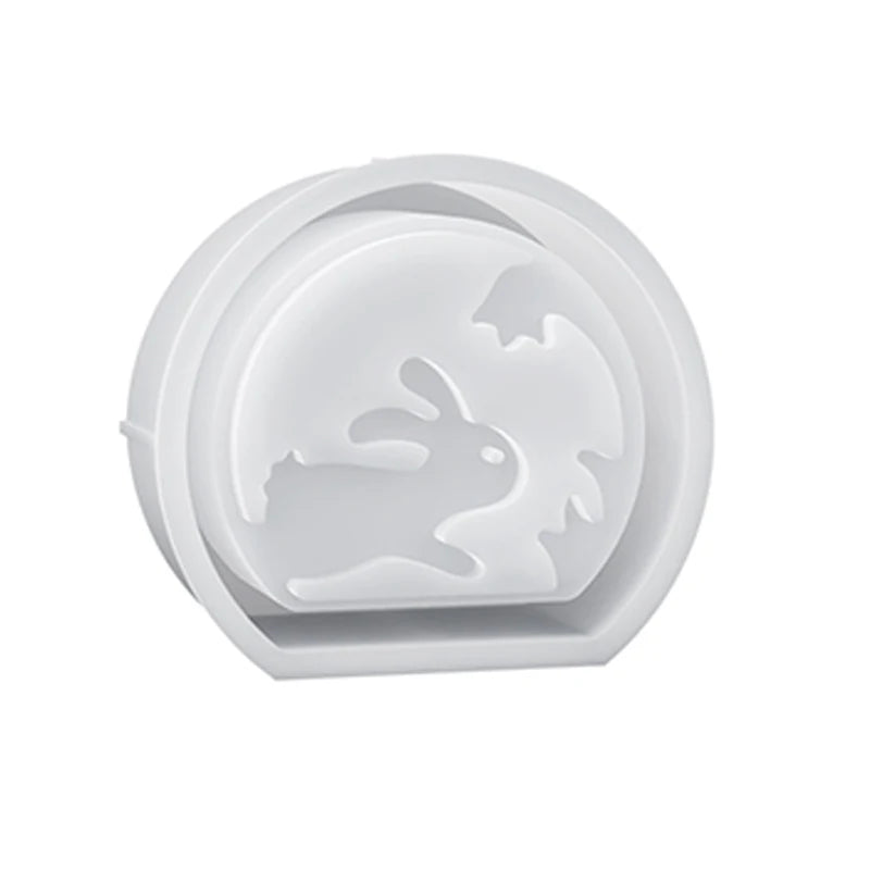 3D Easter Bunny Silicone Mold – DIY Rabbit Casting Mould