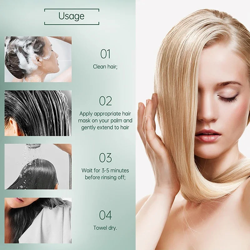 PURC Keratin Hair Mask & Argan Oil Serum | Smooth & Nourish