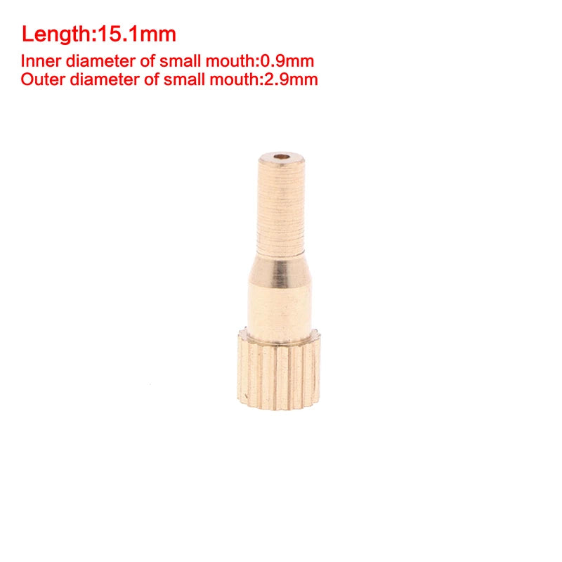 Reusable Brass Butane Gas Adapter Nozzle for Lighter Refill