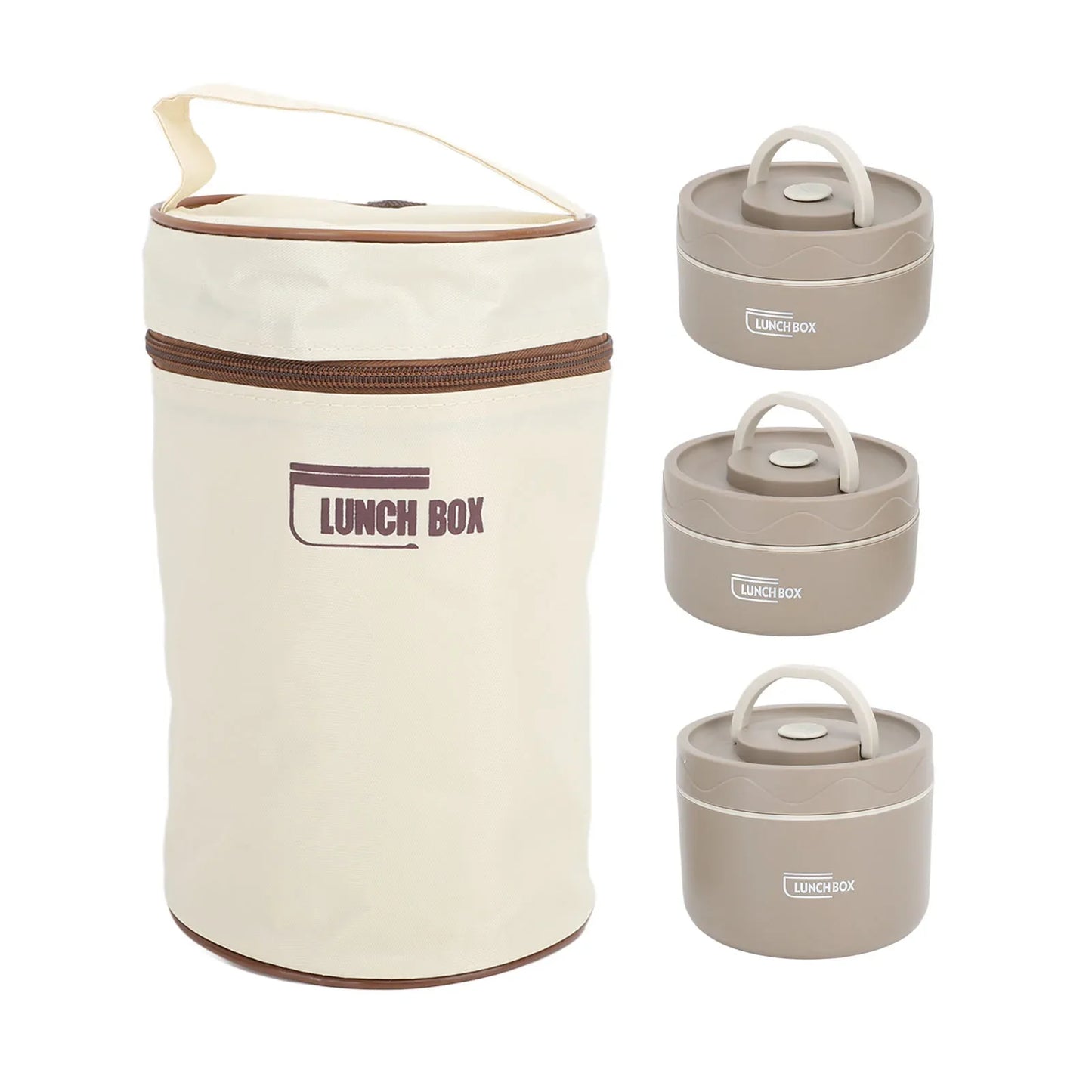 Thermal Lunch Box 304 Stainless Steel Multifunction Portable