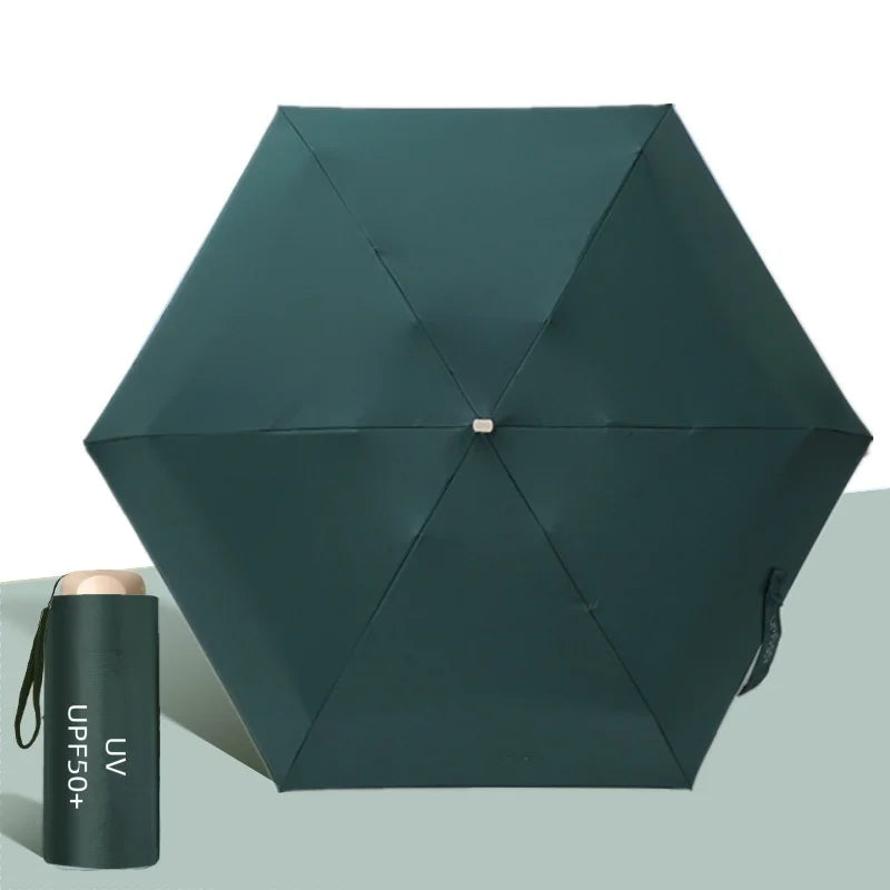 UPF 50+ Mini Pocket Parasol – UV Folding Travel Umbrella
