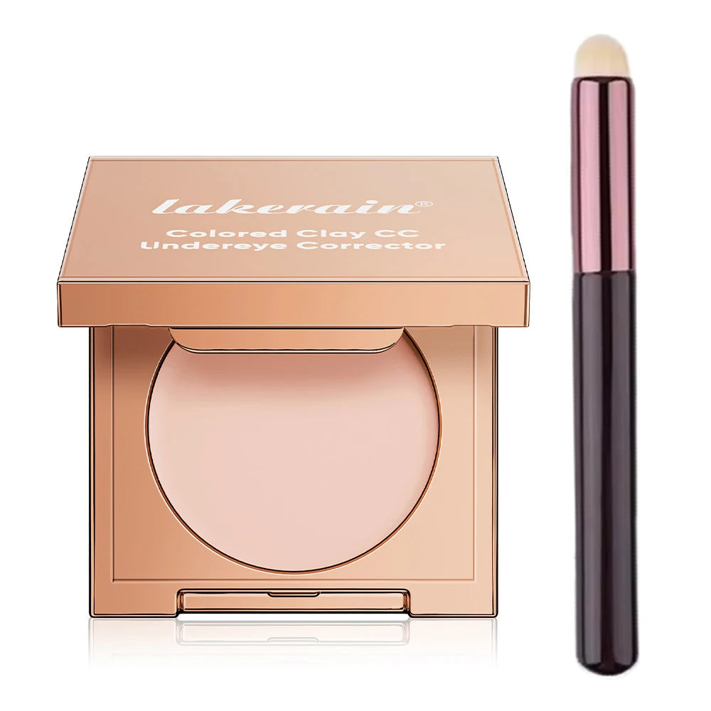 Eye Concealer Corrector With Brush Moisturizing Natural Foundation Long Lasting Waterproof Cover Dark Circles Under Eye Makeup Peaceful Pleasures Health and Wellness 3Pink