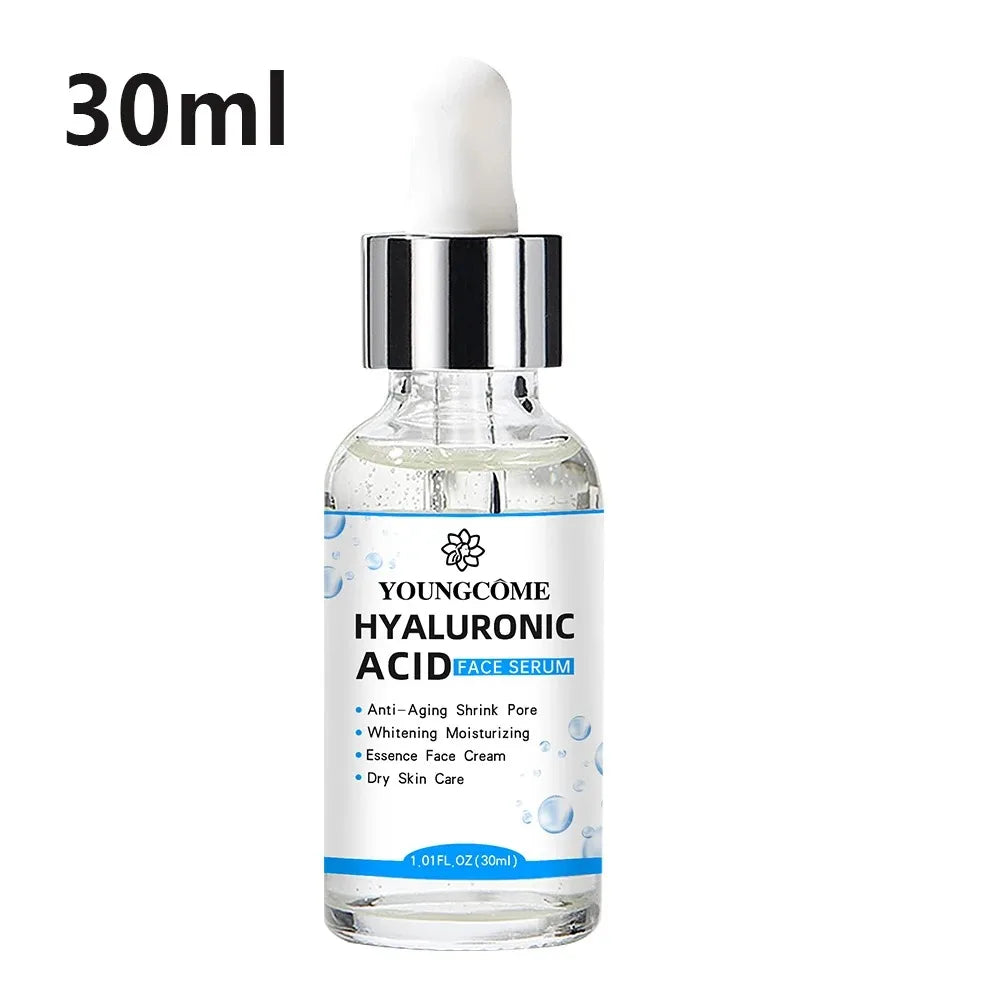 Hyaluronic Acid Brightens Skin Tone Shrinks Facial Hydrating Dry Skin Making Your Skin Smooth Korean Skin Care Products Peaceful Pleasures Health and Wellness 30ml
