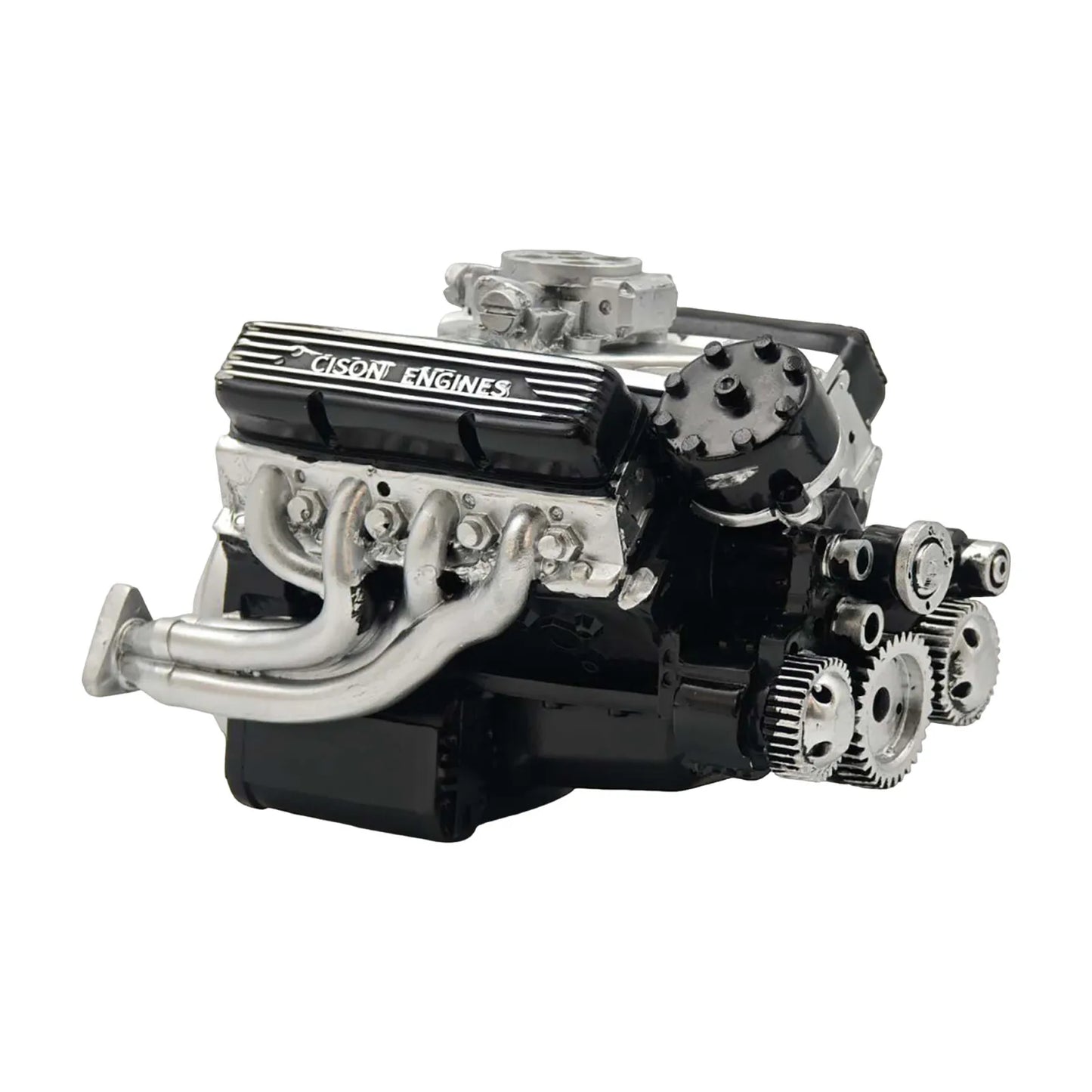 89% Gasoline Ohv V8 Small-Block Engine Model Kits Cison V8 Engine Kit Build Your Own Stem V8 Model Engine for Adults Peaceful Pleasures Health and Wellness Black One Size