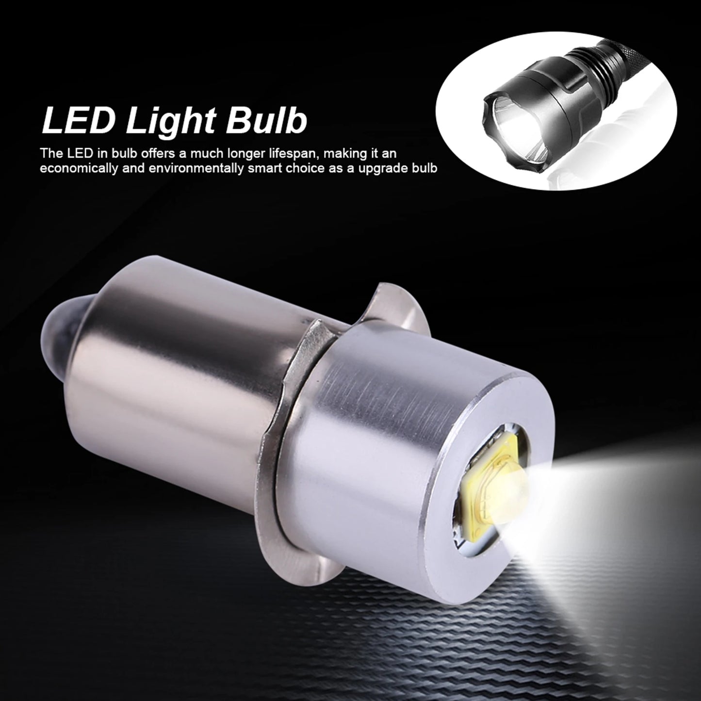 3W 6‑24V P13.5S High Bright LED Emergency Work Light Lamp Flashlight Replacement Bulb Torches Light Bulb Lamp Bulb Peaceful Pleasures Health and Wellness