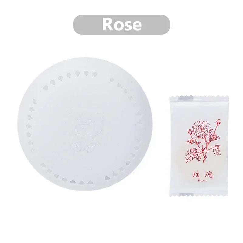 Solid Round Air Freshener Deodorizer 3pc – Home, Car & Wardrobe