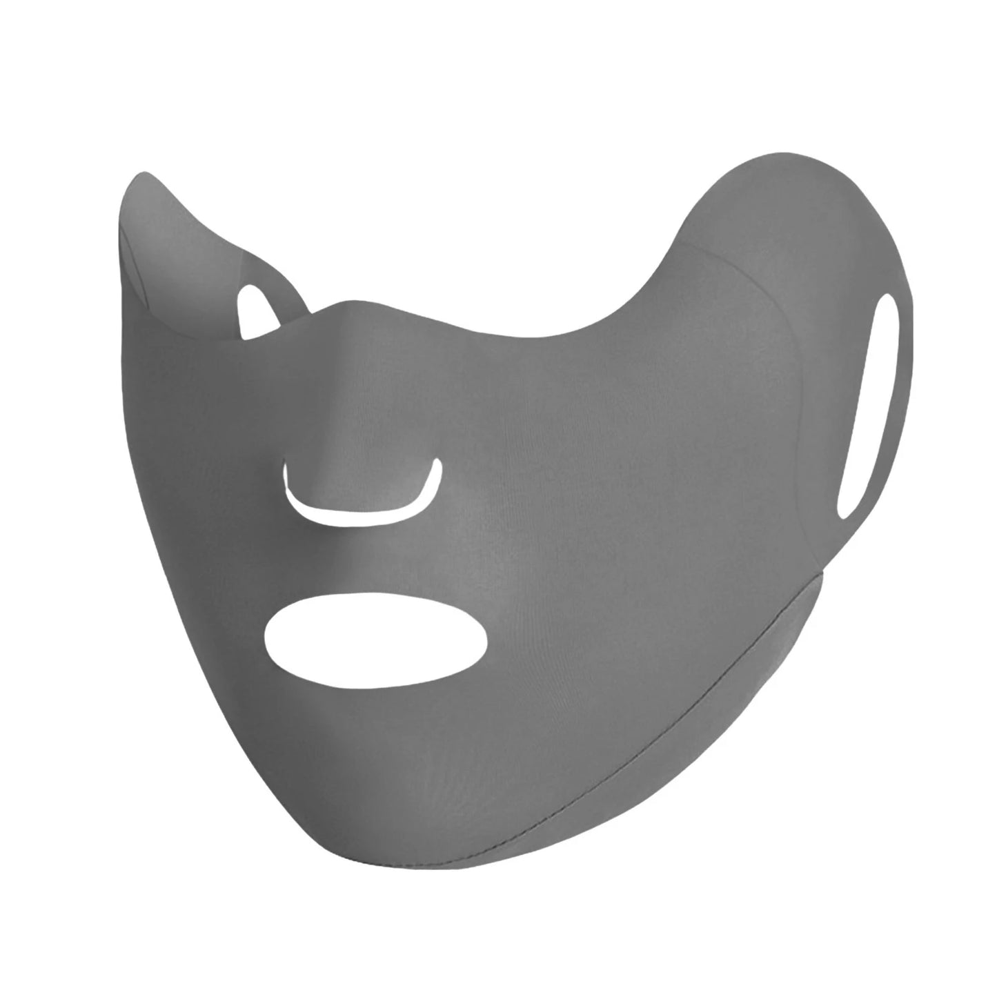 Sun-Protection Mask UPF50+ Breathable Ice Silk Material for Outdoor Sports Peaceful Pleasures Health and Wellness Dark Grey