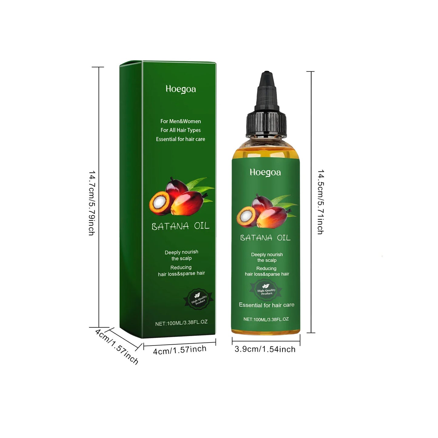 HOEGOA Batana Hair Oil 100ml – Nourish, Strengthen & Grow