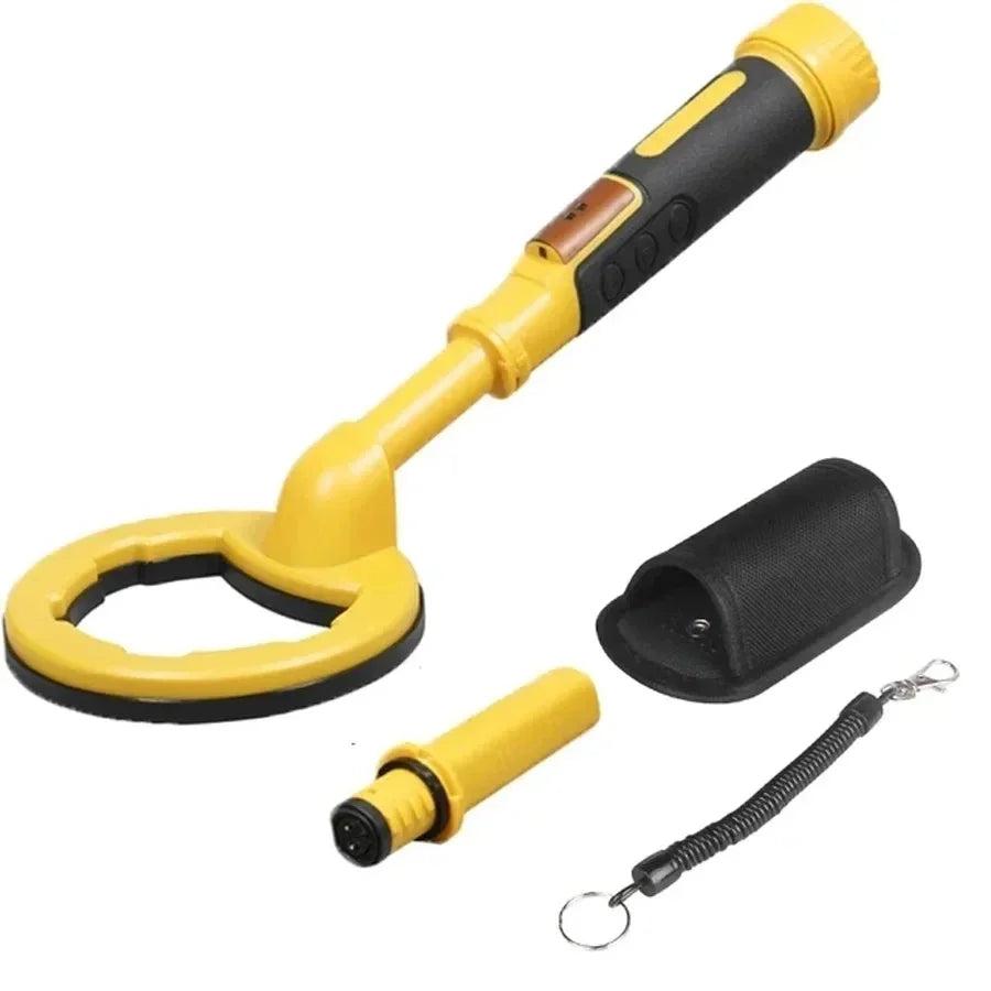 2 IN 1 Underwater Metal Detector Pulse Pinpointer Induction Diving Treasure Waterproof Metal Detector Hand Held Metal Finder Peaceful Pleasures Health and Wellness Yellow