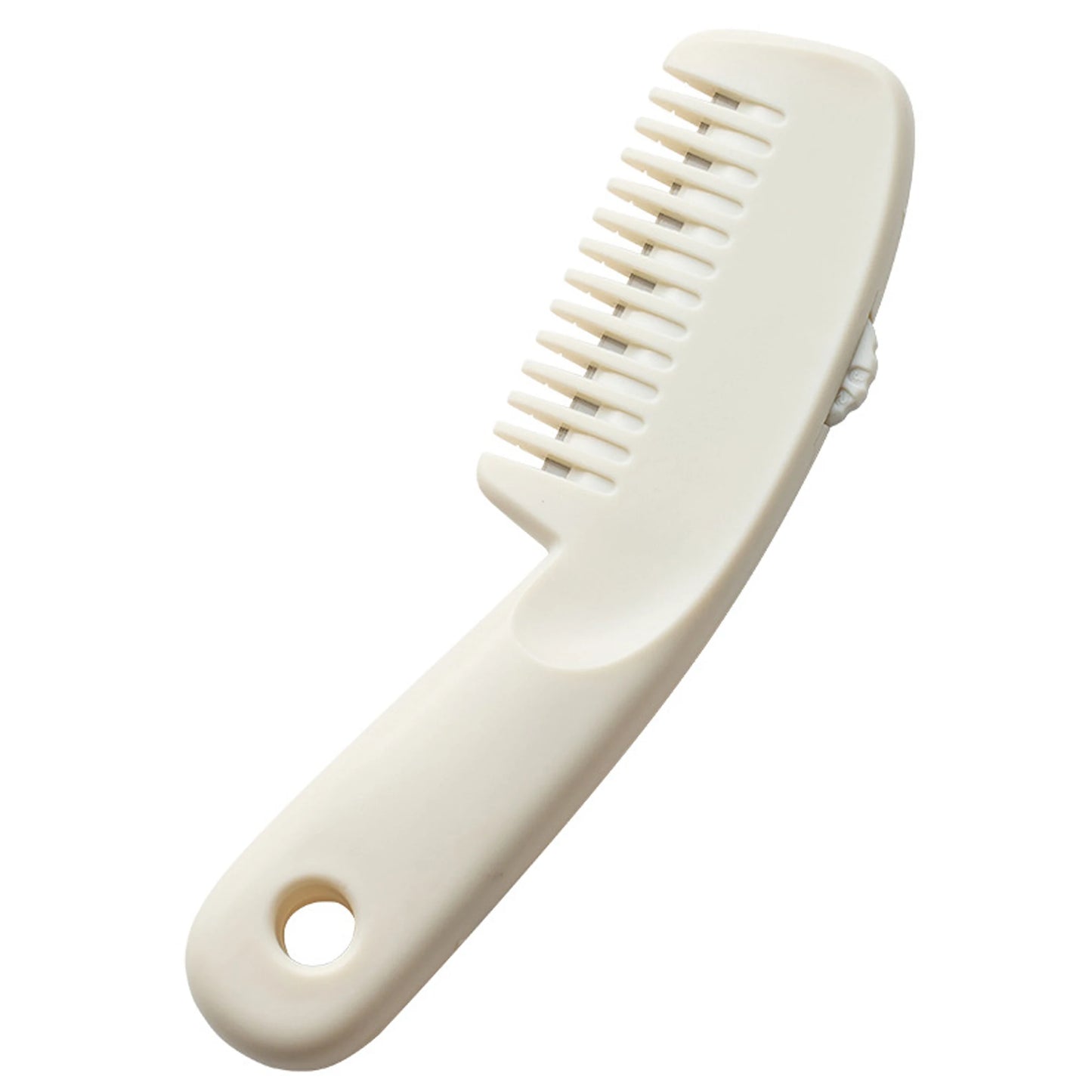 New Home Hair Cutting Thinning Razor Combs Women Bangs Trimmer Professional Hair Shaping Styling Tools for Portable Hair Clipper Peaceful Pleasures Health and Wellness WHITE