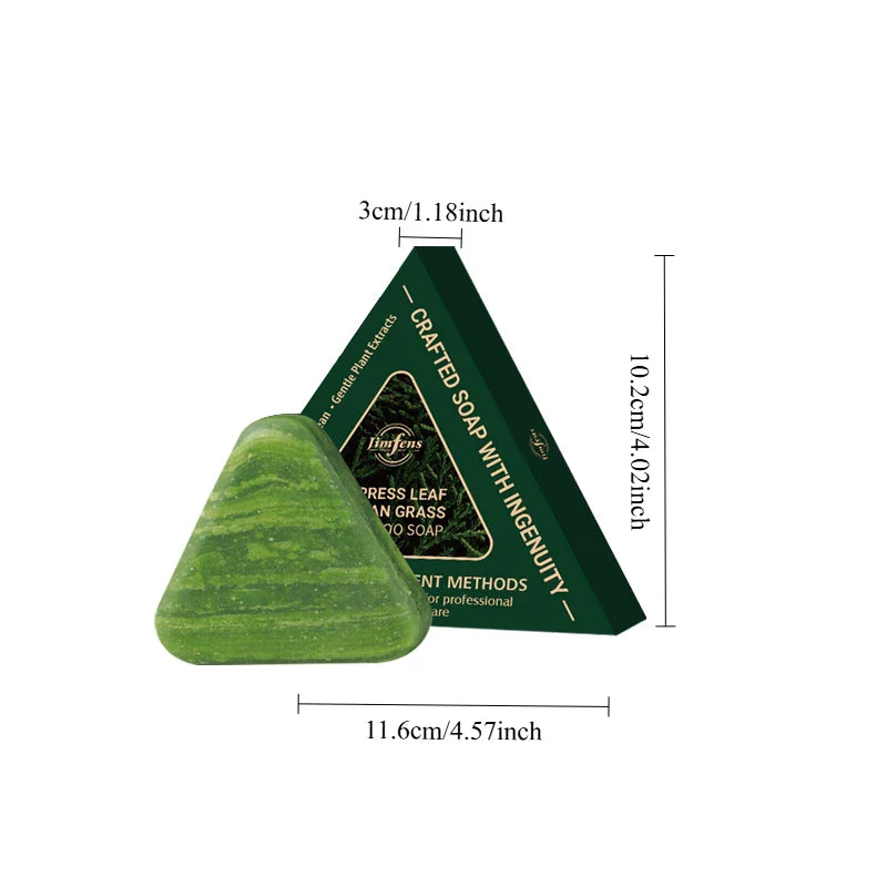 120g Herbal Shampoo Bar – Ginseng, Cypress Leaf & Usman Grass
