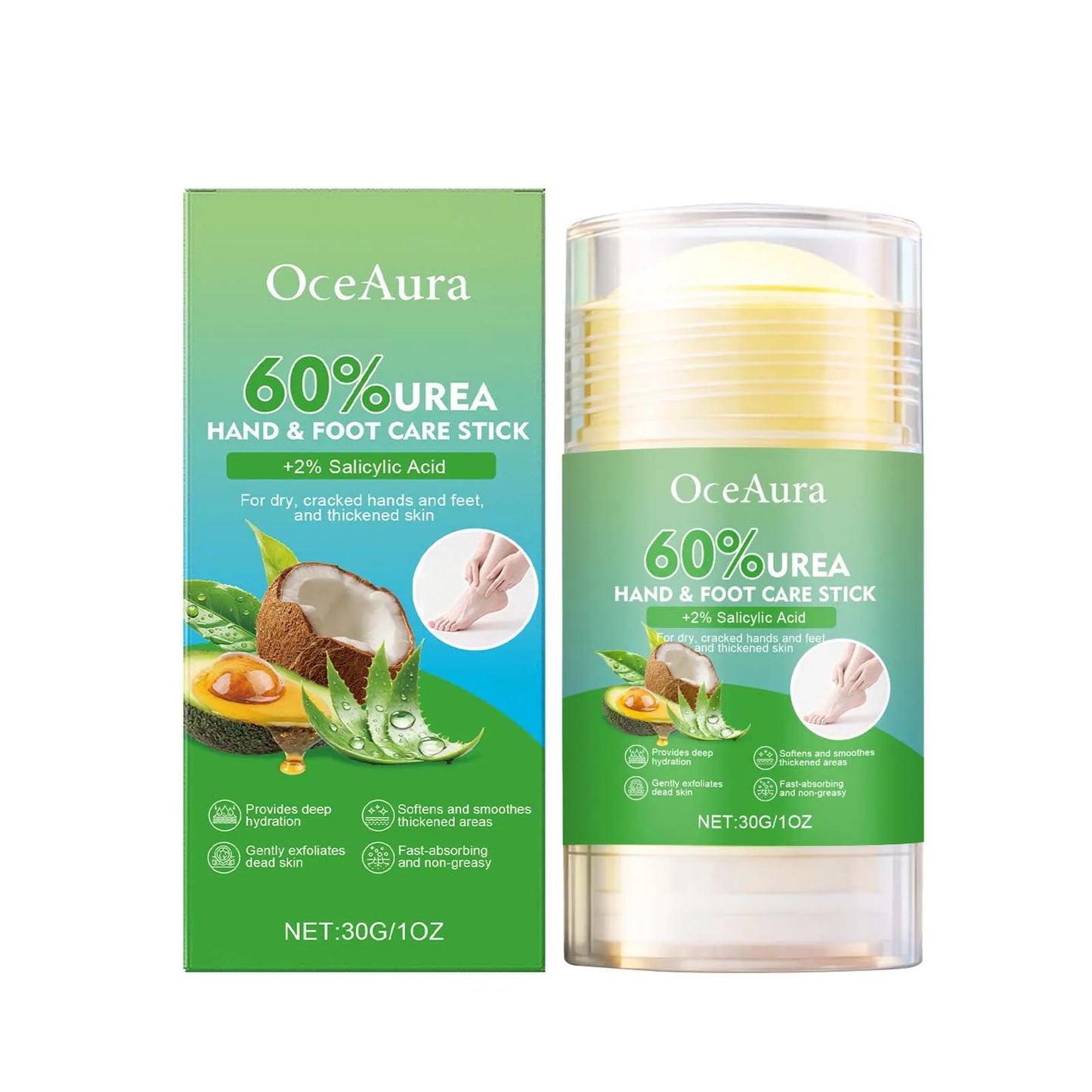 Beeswax Hand & Foot Balm Stick | Travel Size Moisturizer 30g