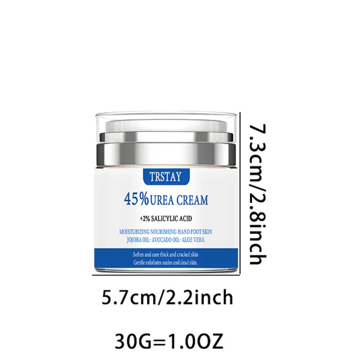 Moisturizing and nourishing the skin of hands and feet, gently exfoliating and removing dead skin. Peaceful Pleasures Health and Wellness 30G