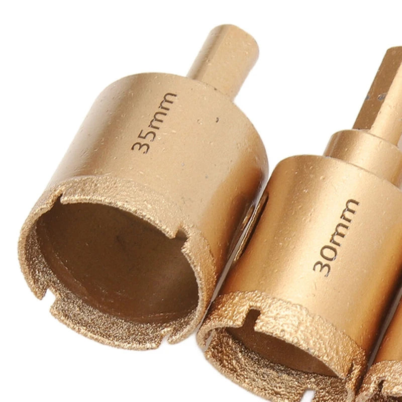 New Diamond Core Drill Bits Set Vacuum Brazed Diamond Hole Saw Kit 6-35mm Dry for Porcelain Tile Ceramic Marble Brick Concrete Peaceful Pleasures Health and Wellness