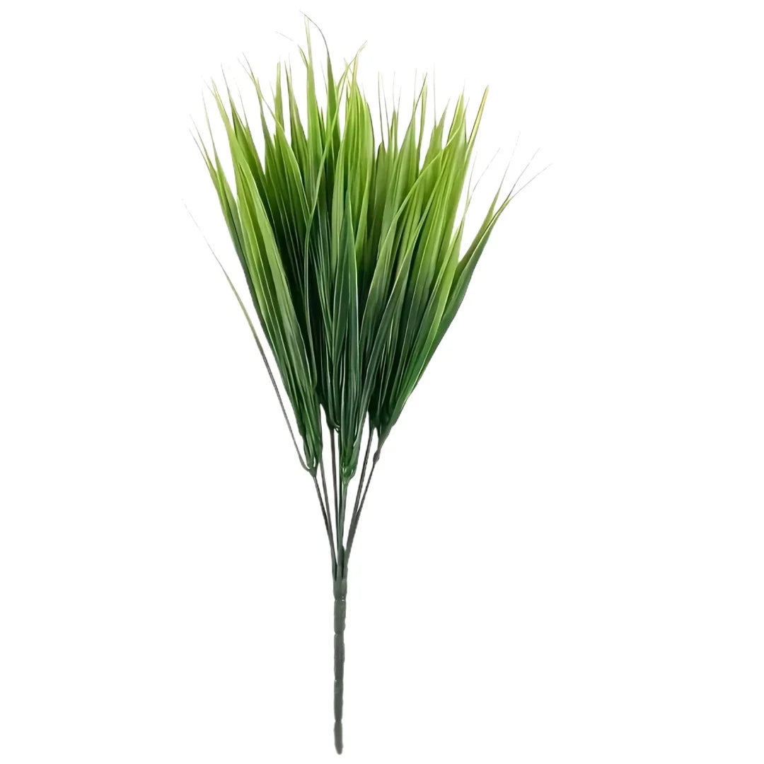 35cm Artificial Spring Grass Bundles | Faux Green Plant Decor