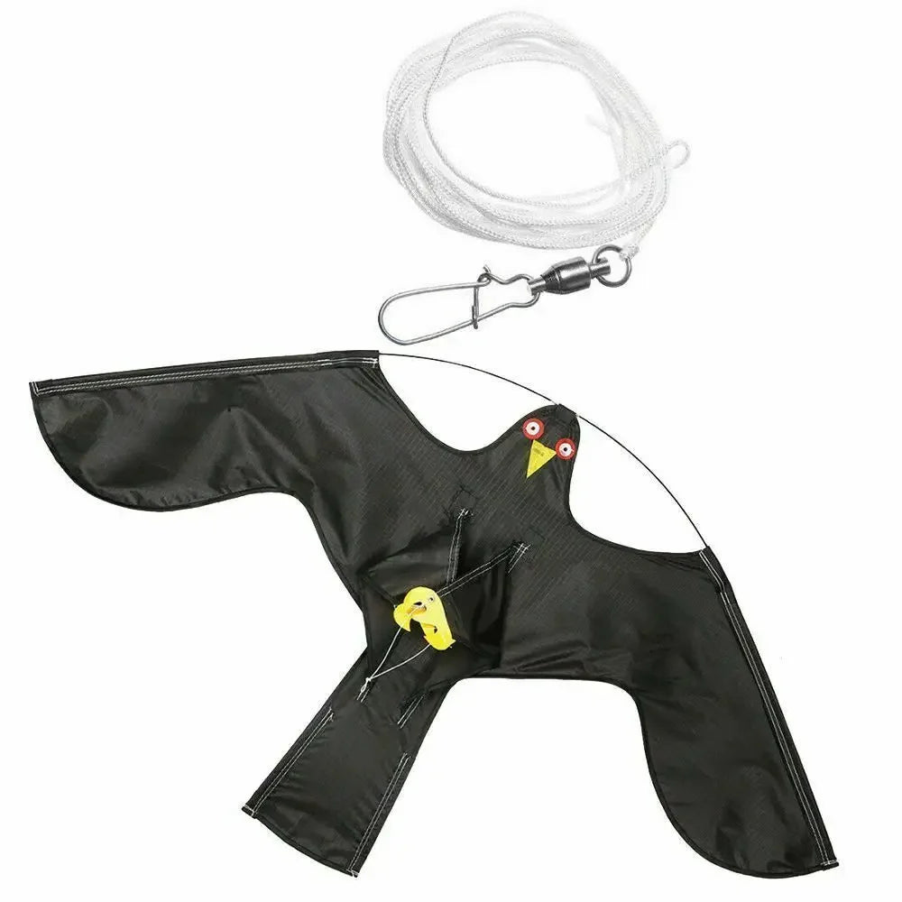 Emulation Flying Hawk Kite Bird Scarer Drive Bird Kite Bird Repellent for Garden Scarecrow Yard Kite scaring device Peaceful Pleasures Health and Wellness 120x60cm